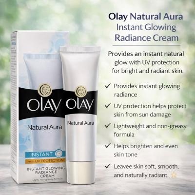 OLAY NATURAL AURA GLOWING REDIANC CREAM